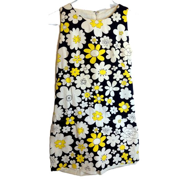 Vintage Siren Sportswear Psychedelic Floral Romper Playsuit Skort READ - Picture 1 of 9